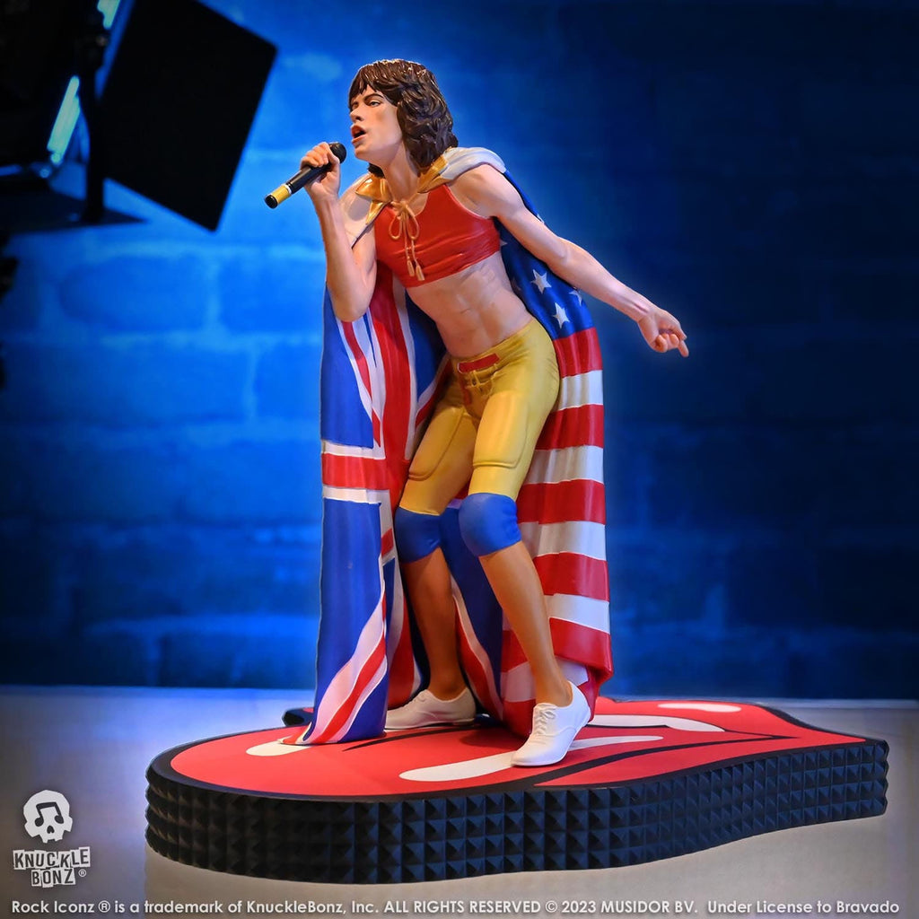 Produktbild The Rolling Stones Rock Iconz Staty Mick Jagger (Tattoo You Tour 1981) 22 cm