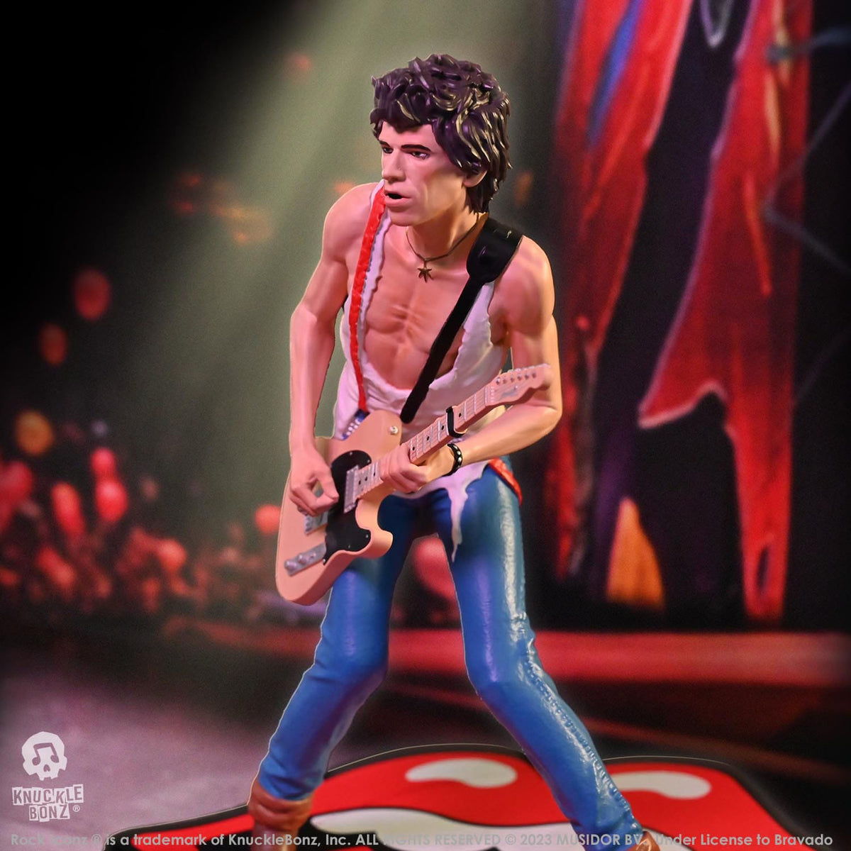 Produktbild The Rolling Stones Rock Iconz Staty Keith Richards (Tattoo You Tour 1981) 22 cm