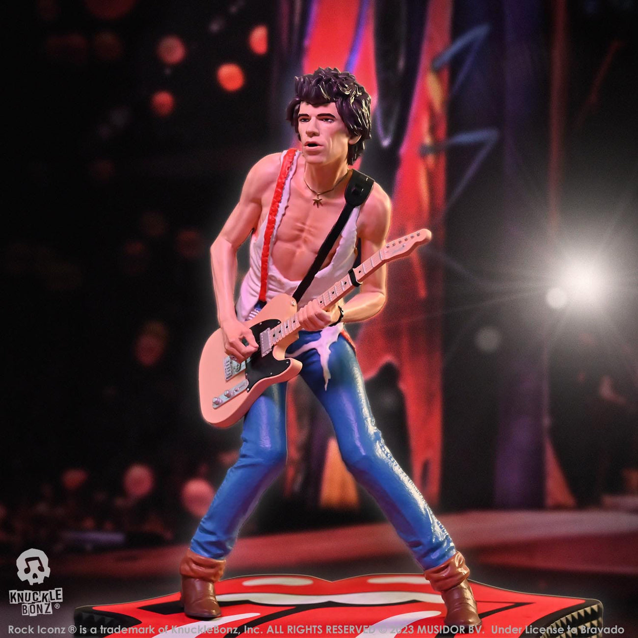 Produktbild The Rolling Stones Rock Iconz Staty Keith Richards (Tattoo You Tour 1981) 22 cm