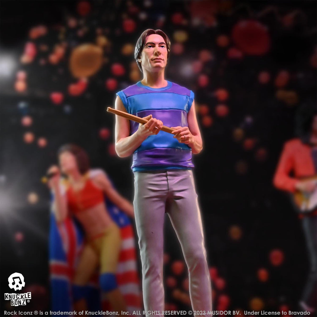 Produktbild The Rolling Stones Rock Iconz Staty Charlie Watts (Tattoo You Tour 1981) 22 cm