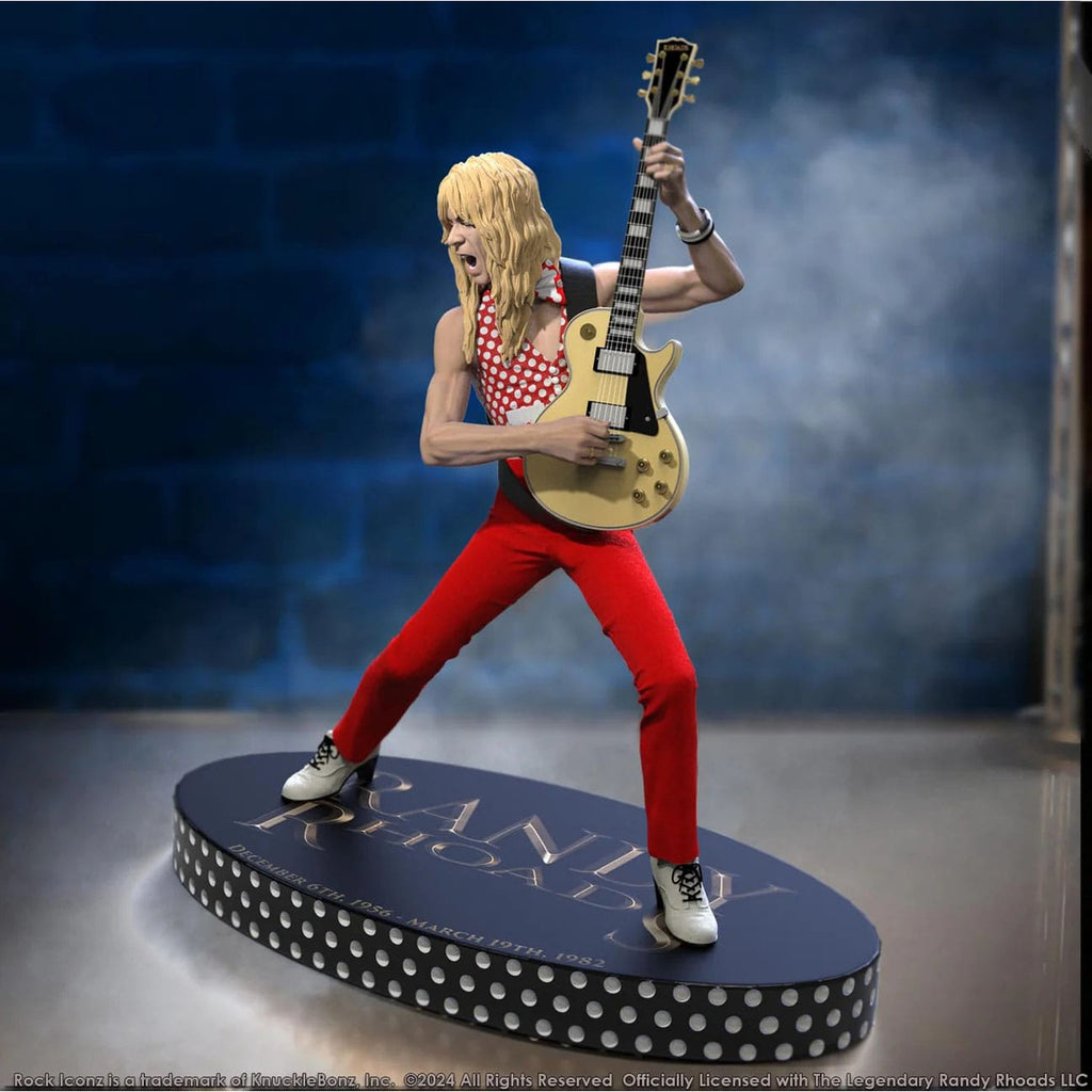 Produktbild Randy Rhoads IV Rock Iconz Staty The Early Years Red Version 24 cm