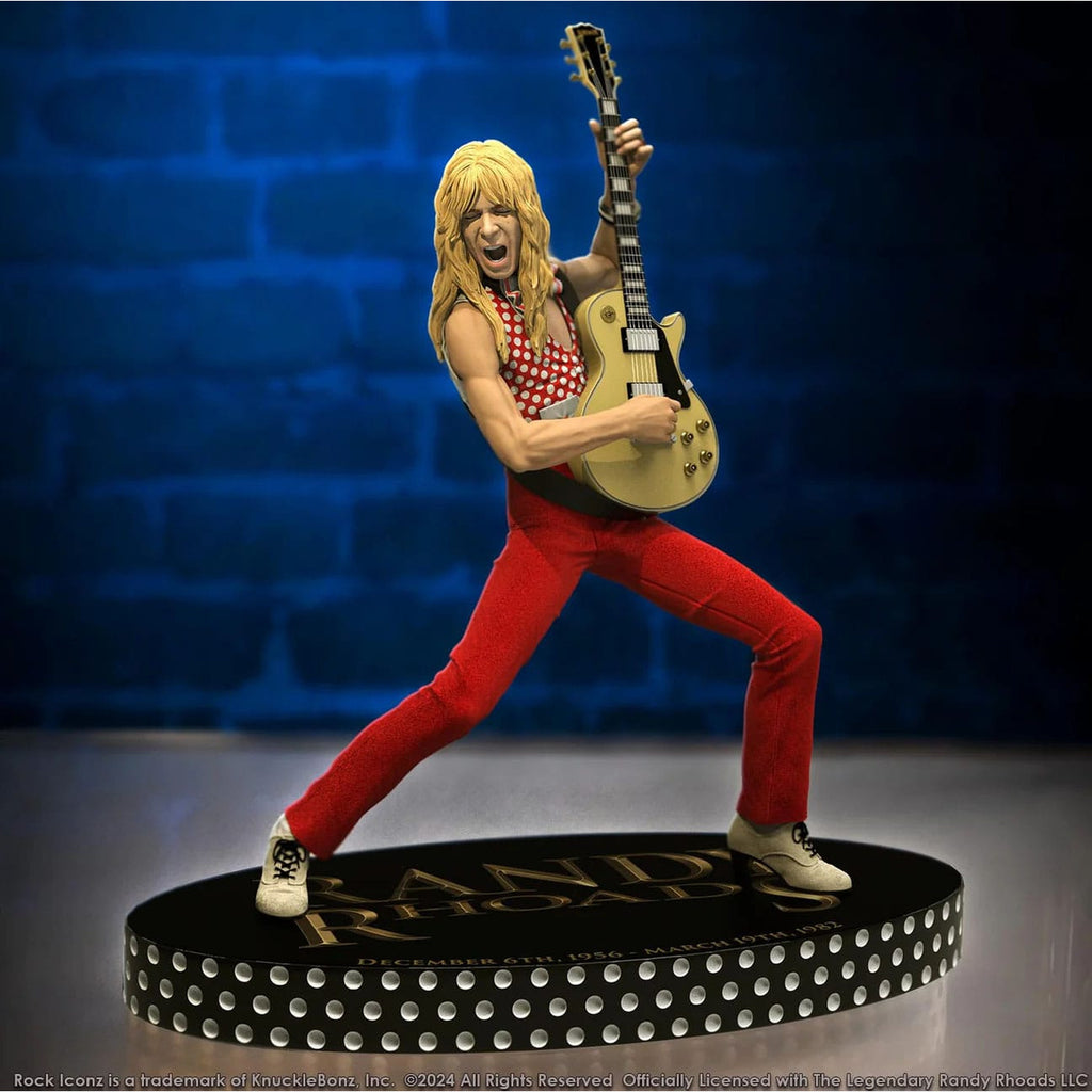 Produktbild Randy Rhoads IV Rock Iconz Staty The Early Years Red Version 24 cm