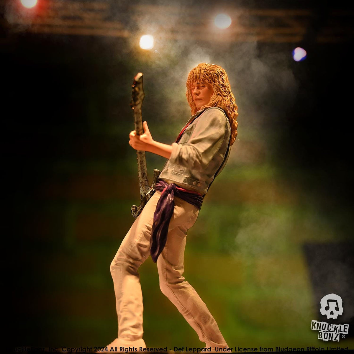 Produktbild Def Leppard Rock Iconz Statyett Rick Savage 24 cm