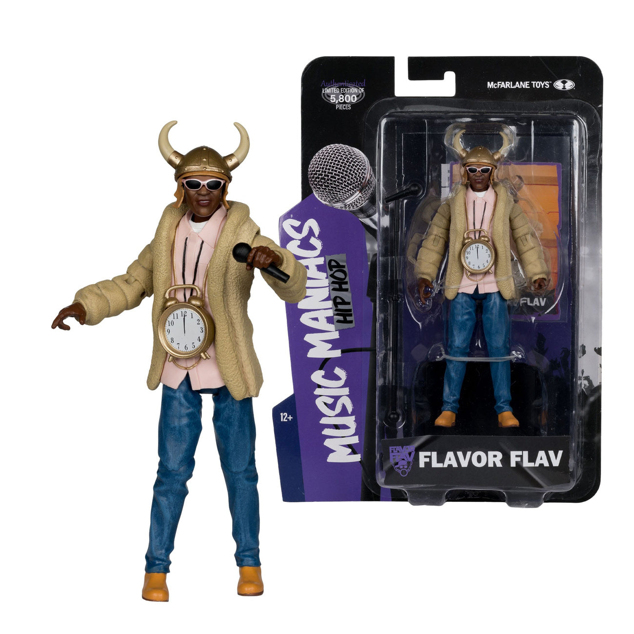 Produktbild Music Maniacs Hip Hop actionfigur Flavor Flav 16 cm