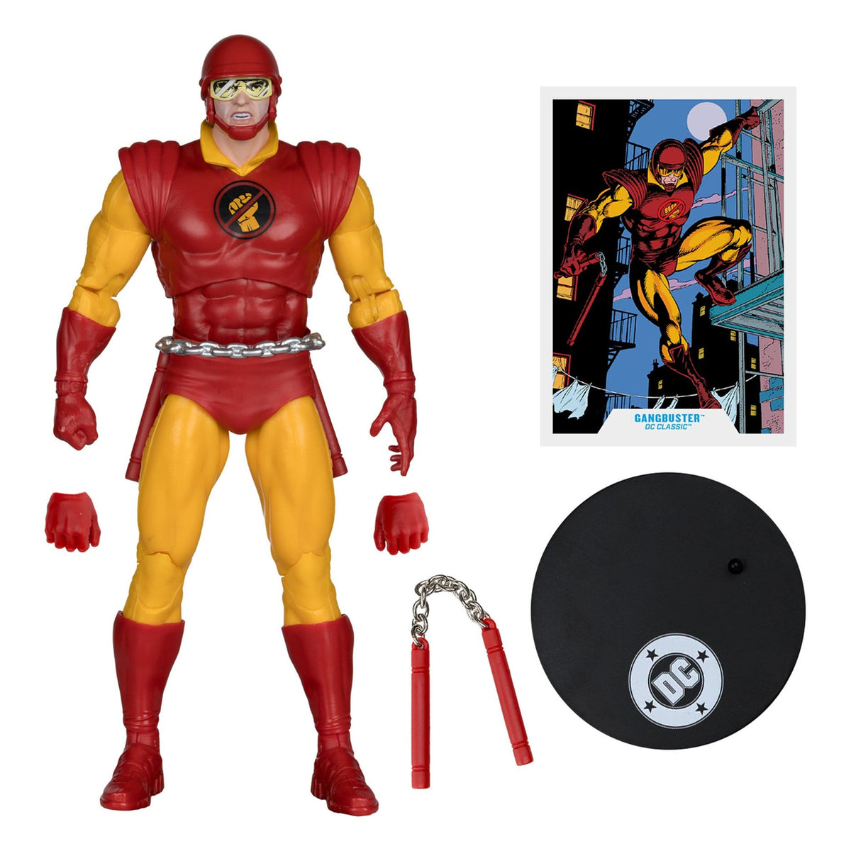 Produktbild DC Multiverse Actionfigur Gangbuster (DC Classic) (Red Platinum Edition) 18 cm