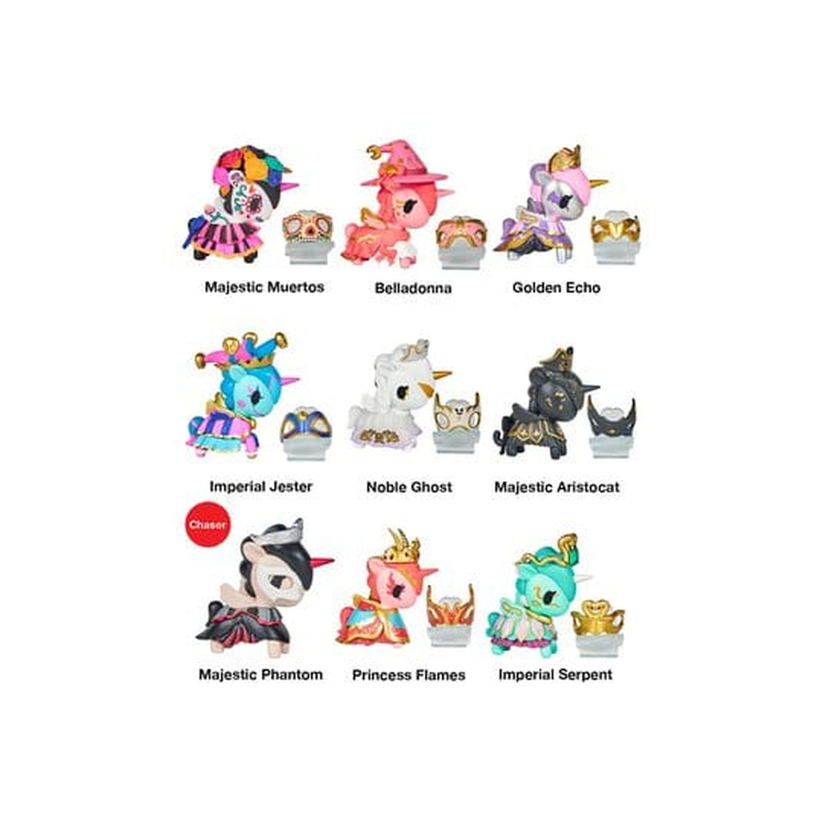 Produktbild Unicorno Blind Box figursortiment Masquerade 7 cm (8)