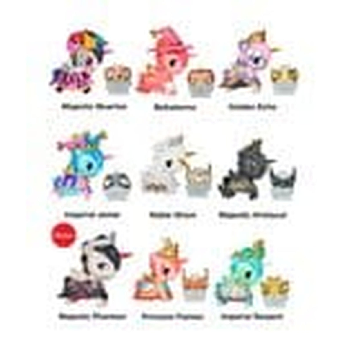 Produktbild Unicorno Blind Box figursortiment Masquerade 7 cm (8)