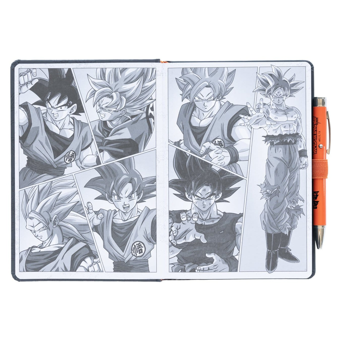 Produktbild Dragon Ball Premium A5-anteckningsbok med Super Goku projektorpenna