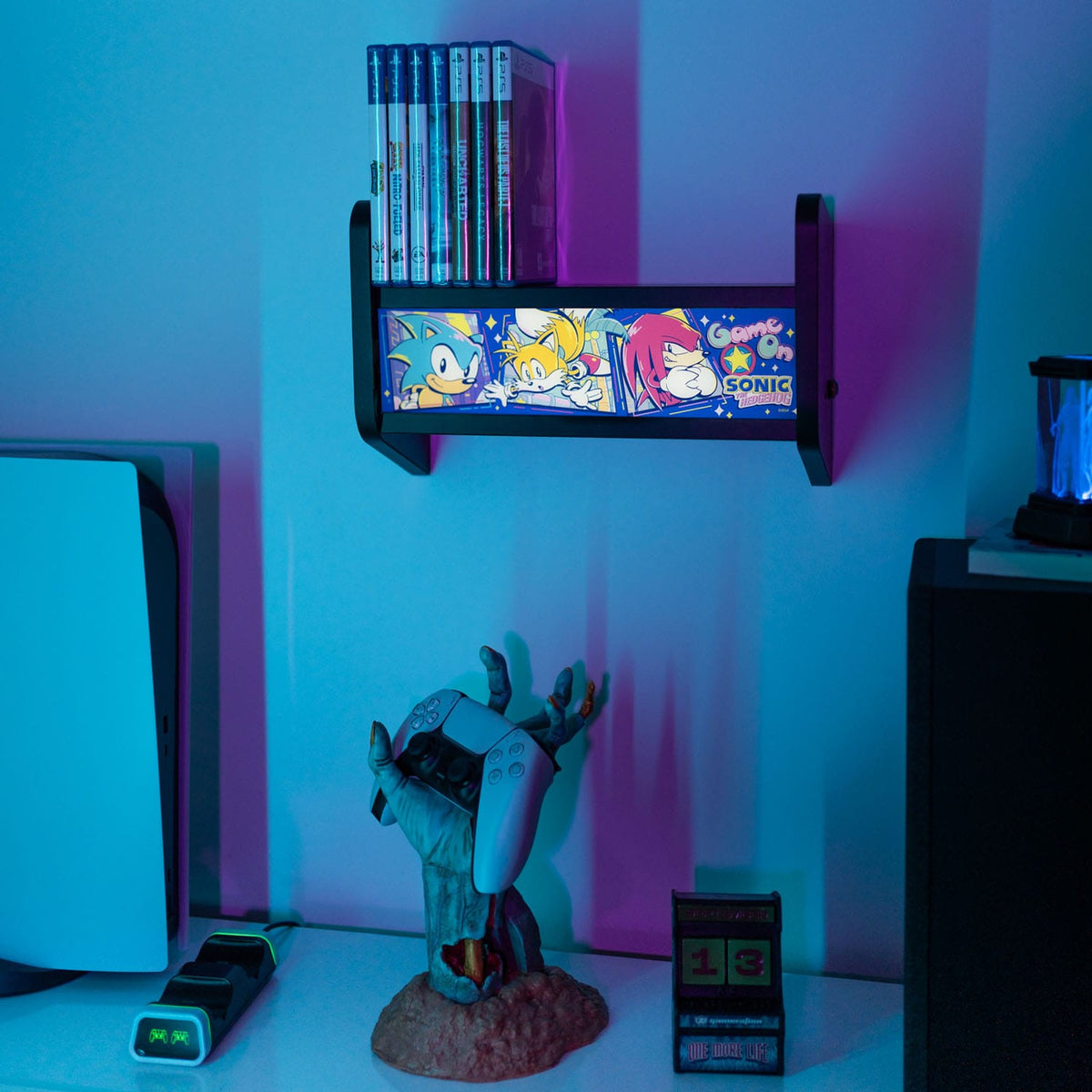 Produktbild Sonic The Hedgehog-lampa med USB-C Arcade