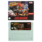 Produktbild Street Fighter Premium anteckningsbok med sticky notes och fodral A5