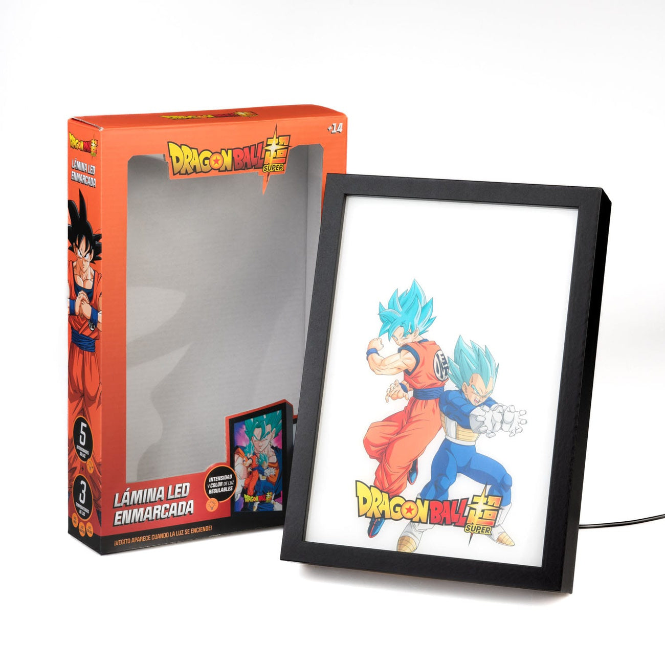 Produktbild Dragon Ball Super LED-tryck med ram