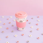 Produktbild Pusheen keramikmugg med lock 400 ml