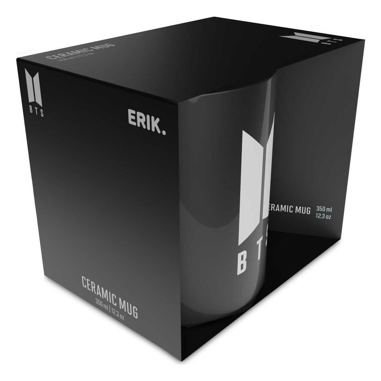 Produktbild BTS Logo Vit Mugg 350 ml