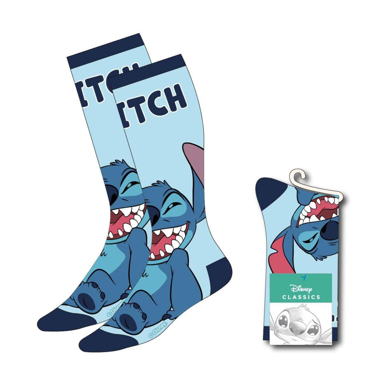 Produktbild Lilo & Stitch Strumpor Stitch Sitting 36-43
