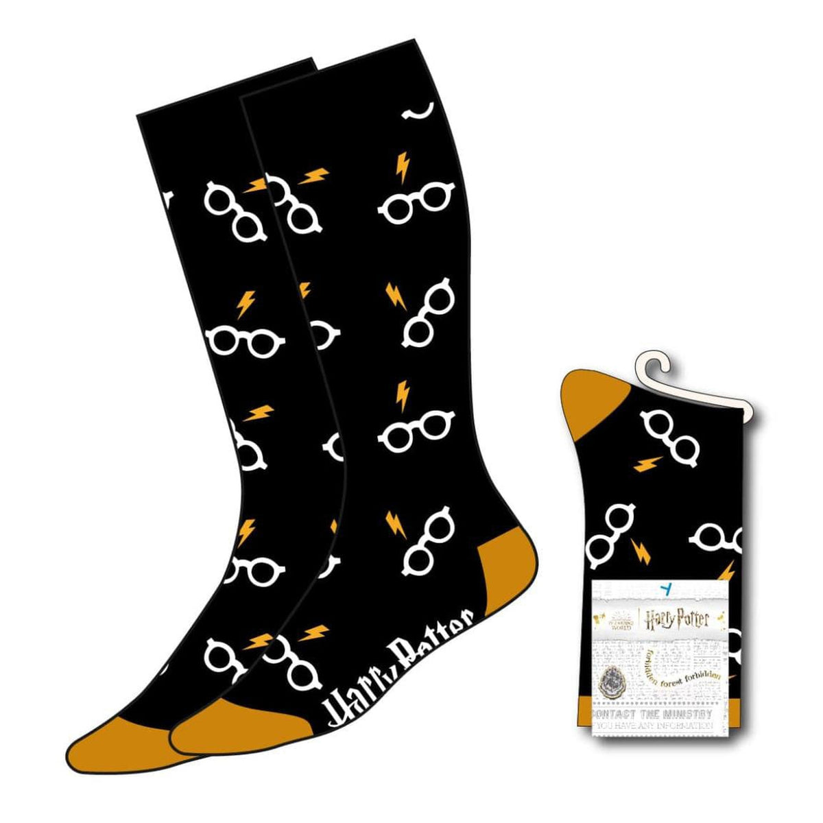 Produktbild Harry Potter Strumpor Glasses & Lightning 38-45