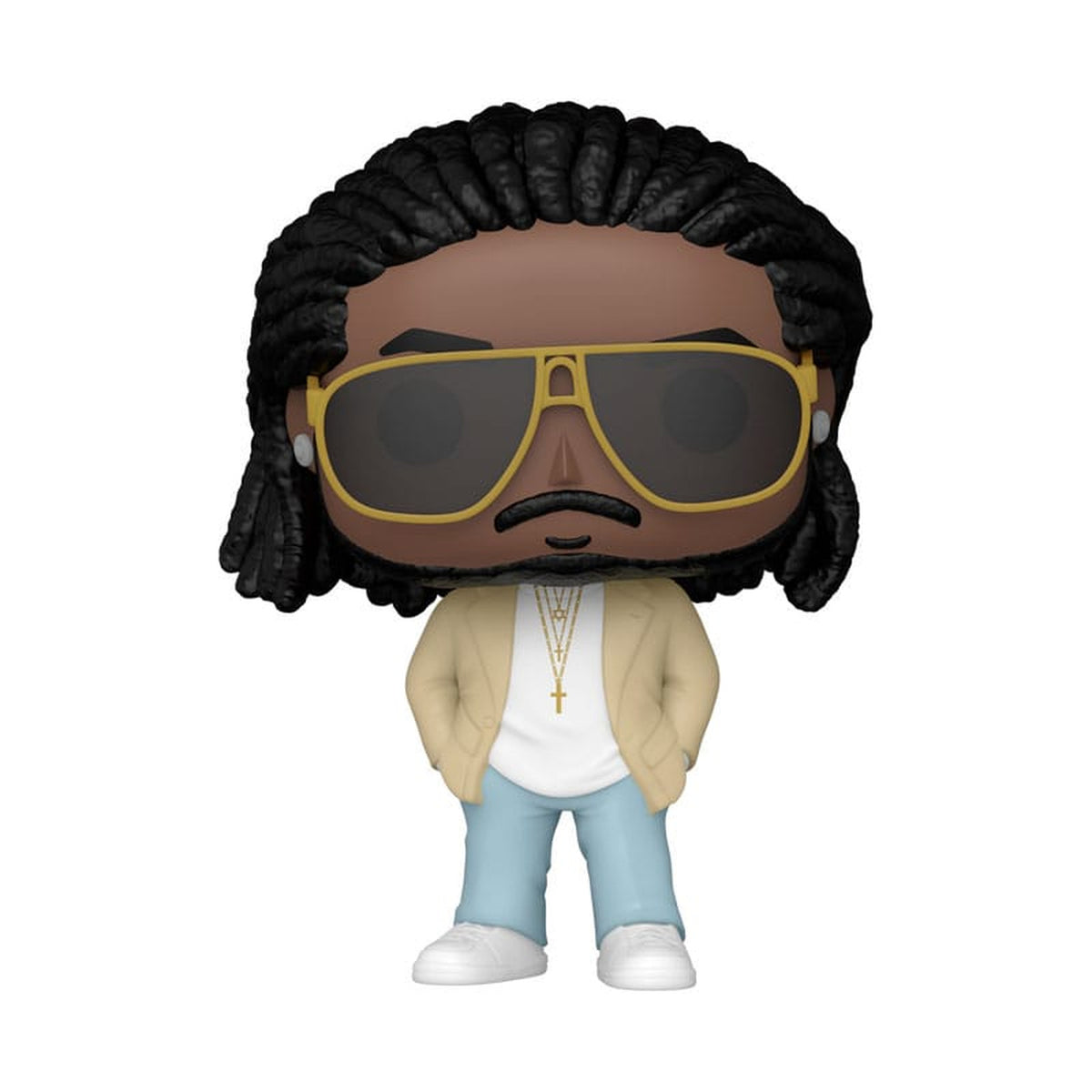 Produktbild T-Pain POP! Rocks vinylfigur T-Pain (Rappa Ternt Sanga) 9 cm