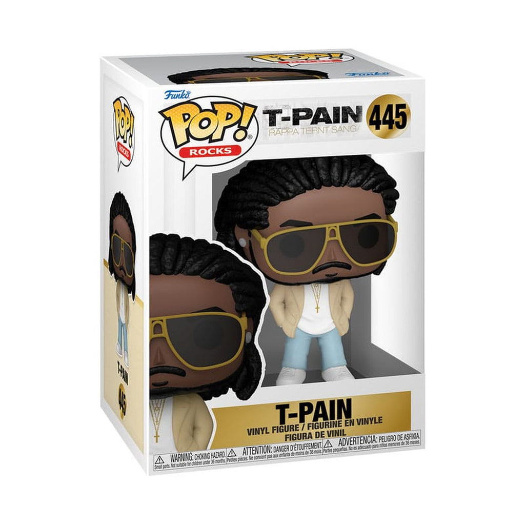 Produktbild T-Pain POP! Rocks vinylfigur T-Pain (Rappa Ternt Sanga) 9 cm
