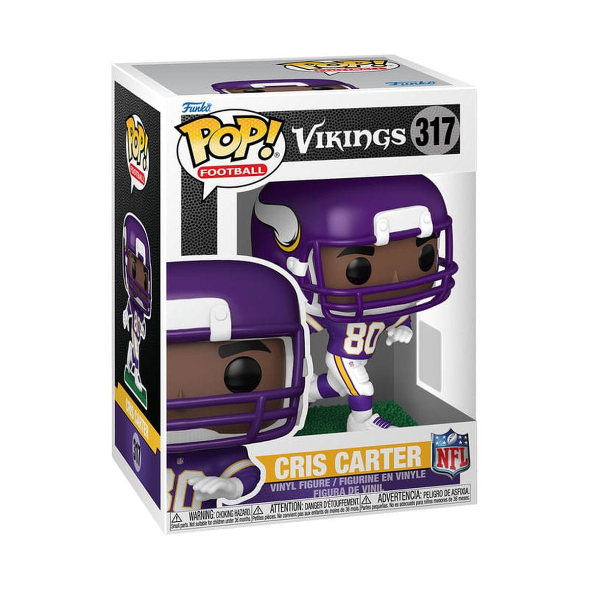 Produktbild NFL: Legends POP! Sports Vinylfigur Vikings - Cris Carter (Vikings) 9 cm