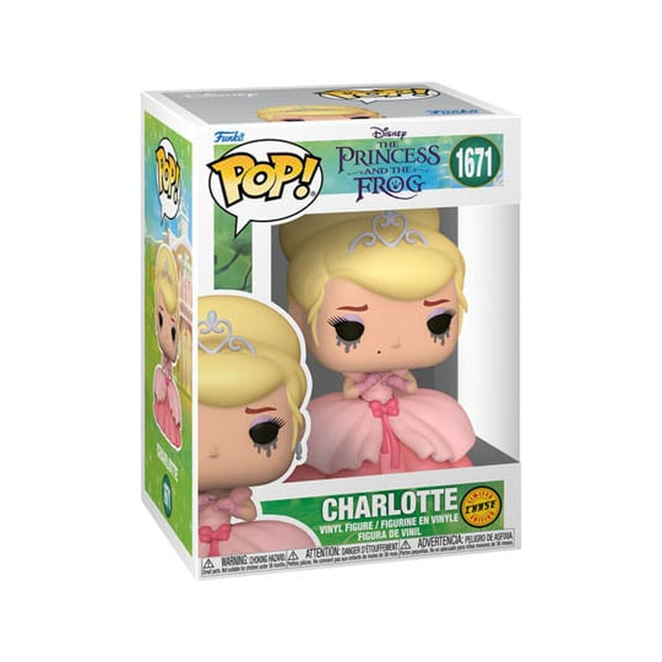Produktbild Prinsessan och grodan POP! Vinyl-figurer Charlotte w/Chase 9 cm sortiment (6)