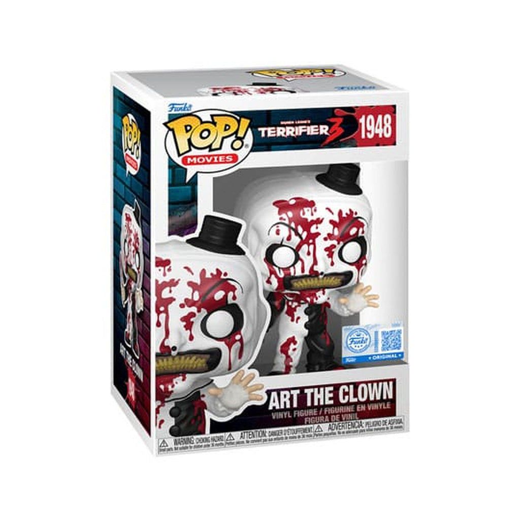 Produktbild Terrifier POP! Movies vinylfigur Art the Clown (BD) w/CH heo exclusive sortiment (6) 9 cm