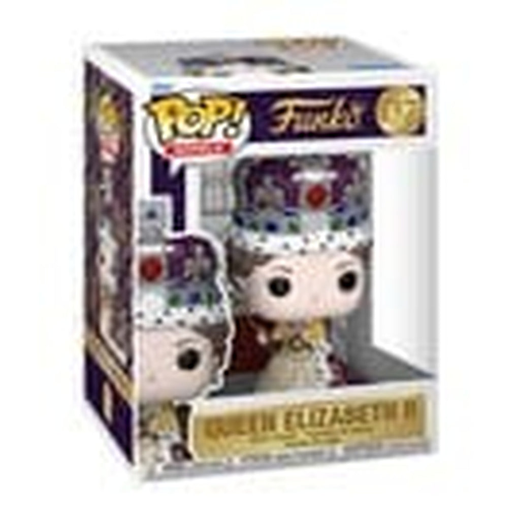 Produktbild Queen Elizabeth II POP! Premium vinylfigur 100th - Queen Elizabeth II (Coronation) 9 cm