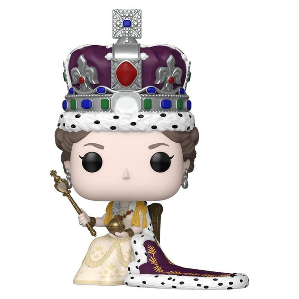 Produktbild Queen Elizabeth II POP! Premium vinylfigur 100th - Queen Elizabeth II (Coronation) 9 cm
