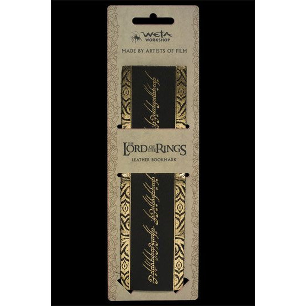 Produktbild Sagan om Ringen Bokmärke i läder The One Ring Inscription