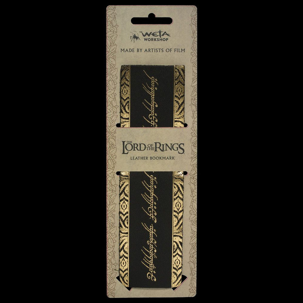 Produktbild Sagan om Ringen Bokmärke i läder The One Ring Inscription