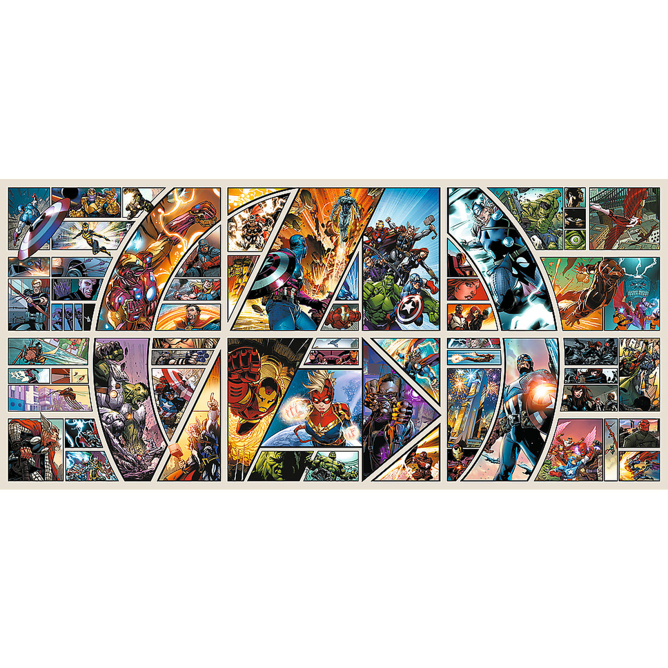 Produktbild Avengers - Across The Comic Universe Pusselsamling med poster