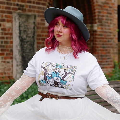 Produktbild T-shirt för Coco- och Atelier of Witch Hat-fans Limited Edition vit