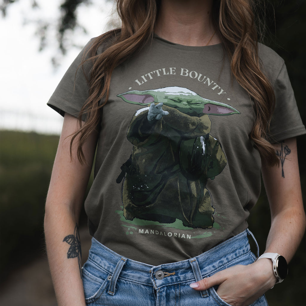 Produktbild Grogu Little Bounty T-shirt dam - Star Wars The Mandalorian
