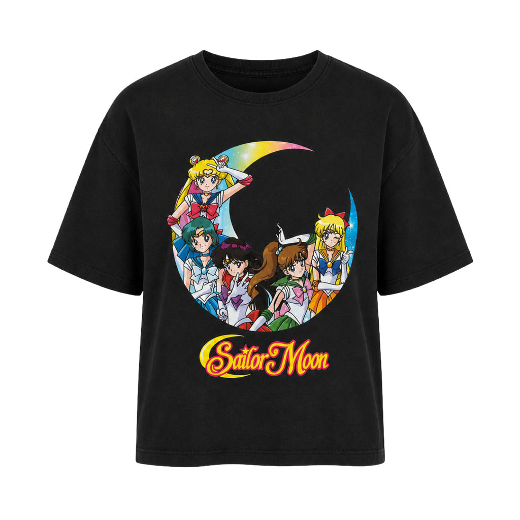 Produktbild Sailor Moon - Sailor Krigare Damen T-shirt Svart