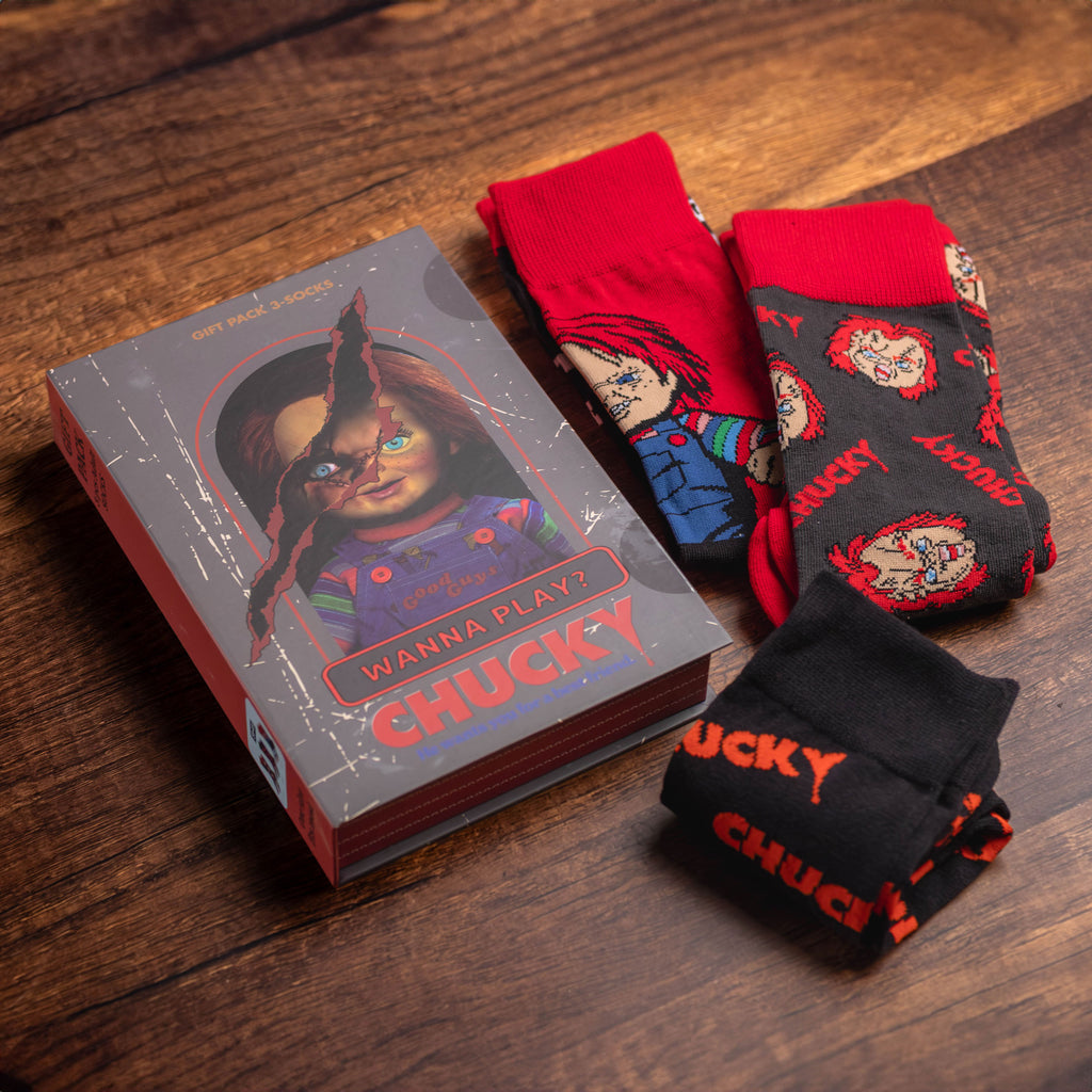 Produktbild Chucky - 3-pack strumpor i presentlåda