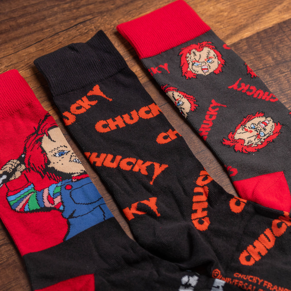 Produktbild Chucky - 3-pack strumpor i presentlåda