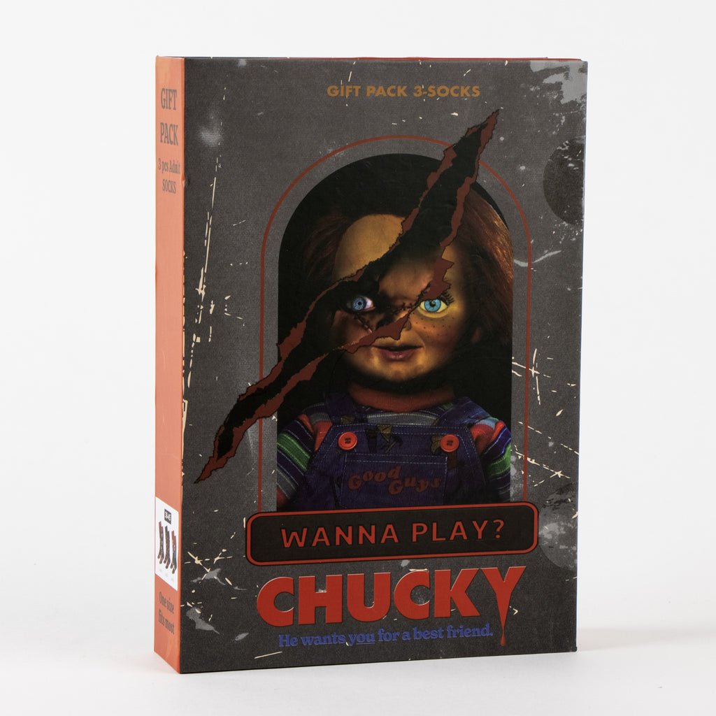 Produktbild Chucky - 3-pack strumpor i presentlåda