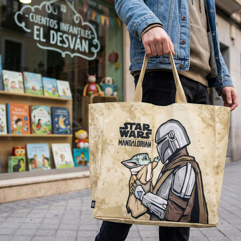 Produktbild Grogu och Mando Shopper-väska - Star Wars The Mandalorian & Grogu