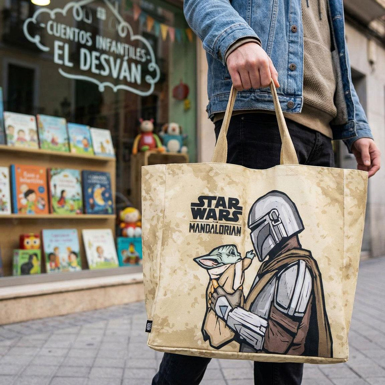 Produktbild Grogu och Mando Shopper-väska - Star Wars The Mandalorian & Grogu
