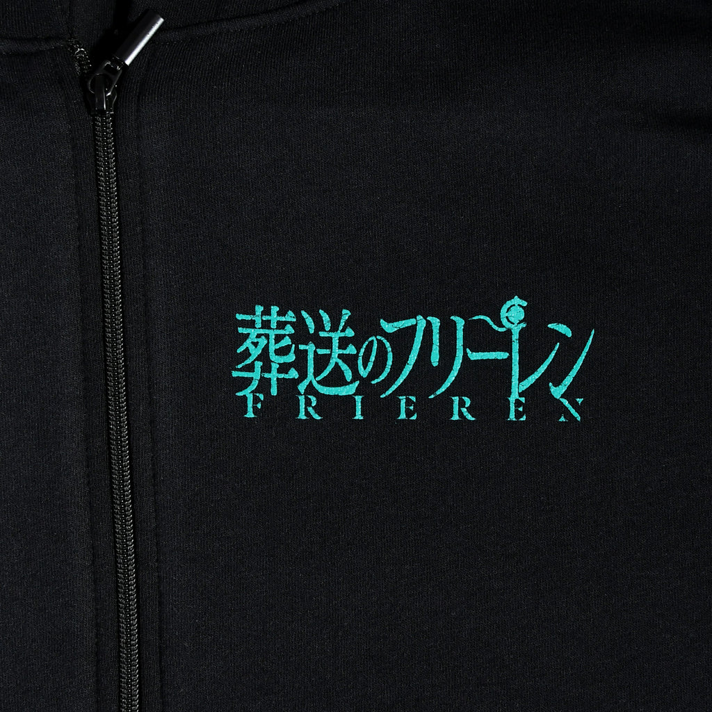 Produktbild Frieren - Svart huvjacka med symbol