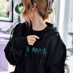 Produktbild Frieren - Svart huvjacka med symbol