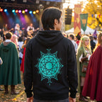 Produktbild Frieren - Svart huvjacka med symbol