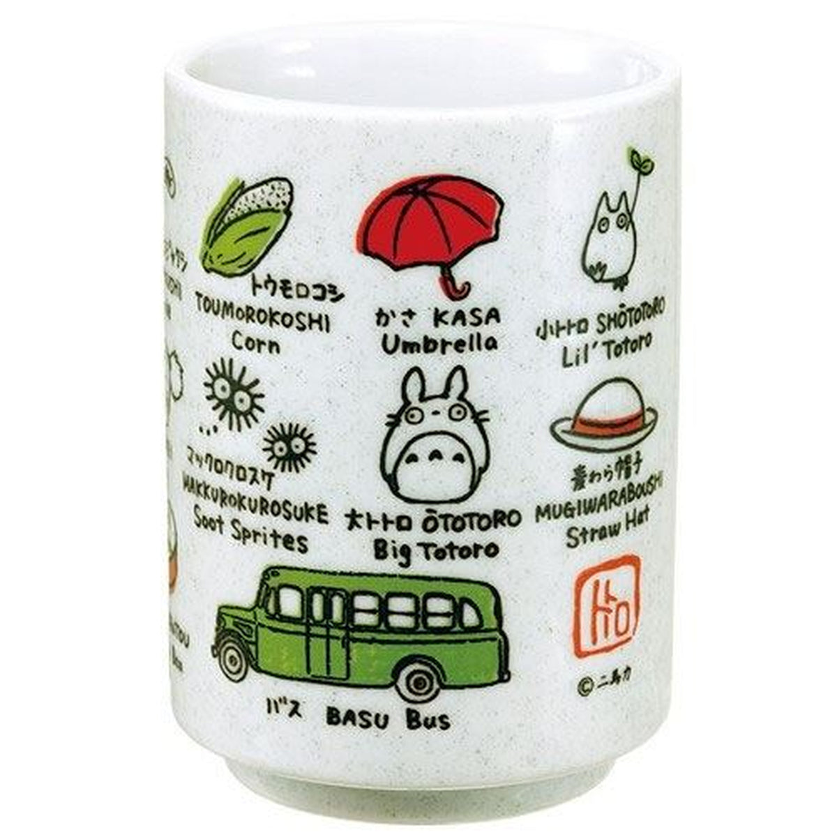 Produktbild Min granne Totoro Japansk tekopp Karaktärer