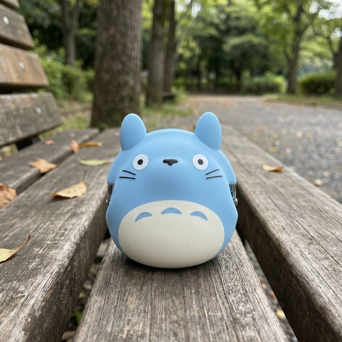 Produktbild Min granne Totoro Mini plånbok Totoro blå 9 cm