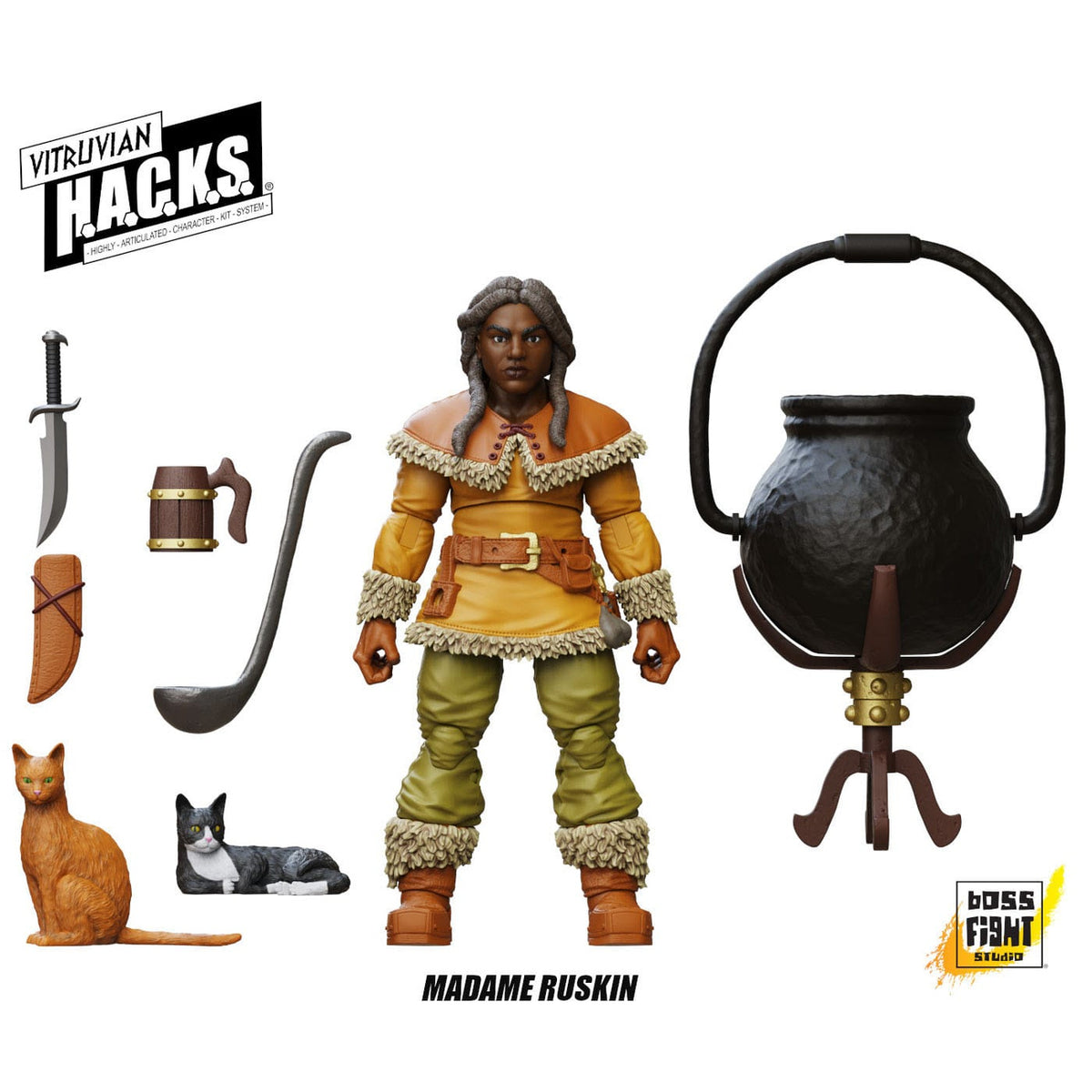 Produktbild Vitruvian H.A.C.K.S. Actionfigur Dvärg Krogvärdinnan Madame
