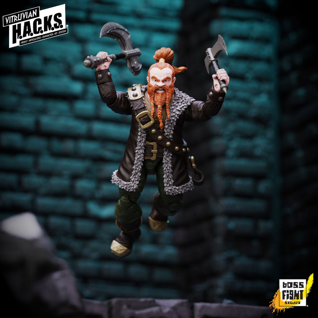 Produktbild Vitruvian H.A.C.K.S. Actionfigur Dvärglegosoldat Grimgrom