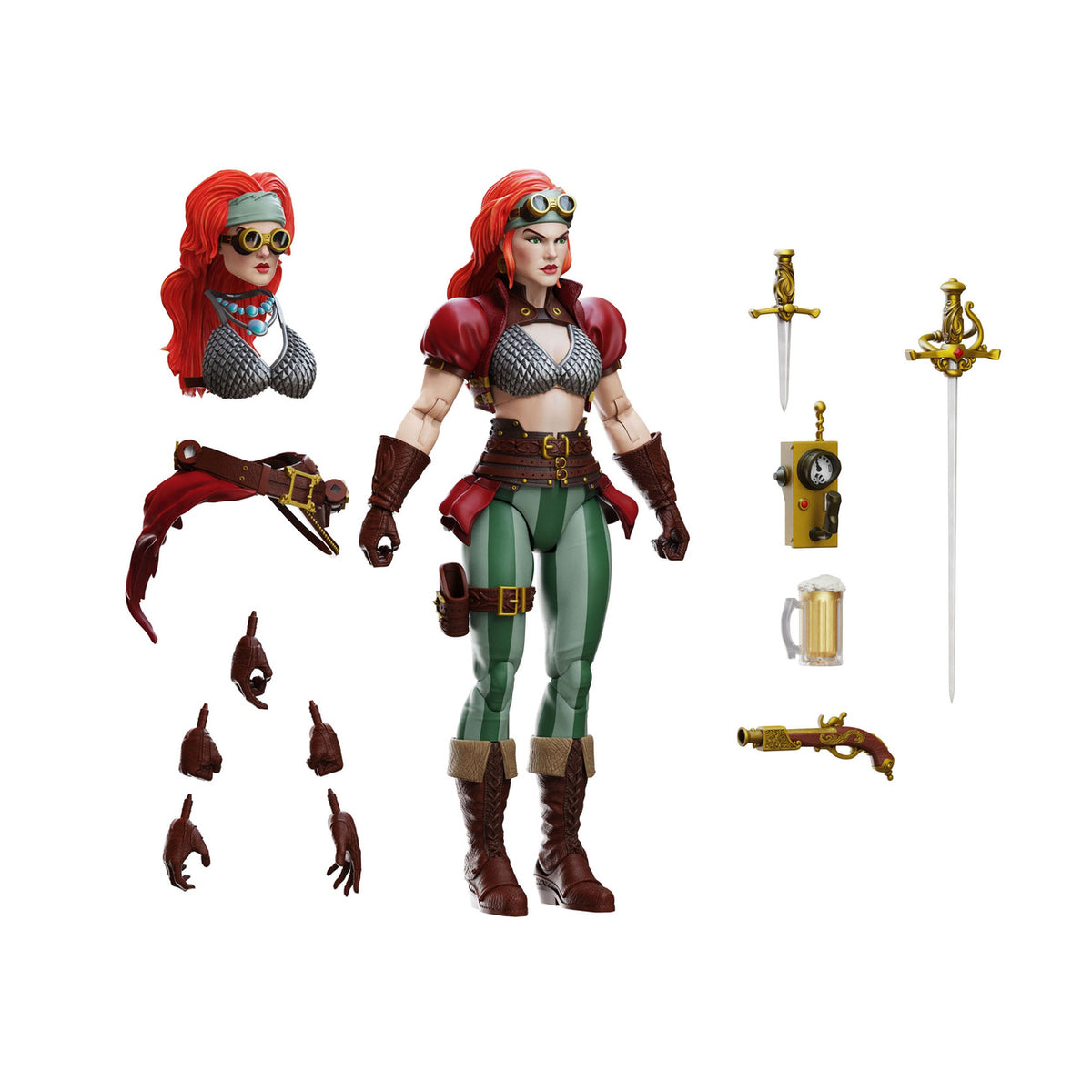 Produktbild Epic H.A.C.K.S. Actionfigur 1/12 Red Sonja Steampunk