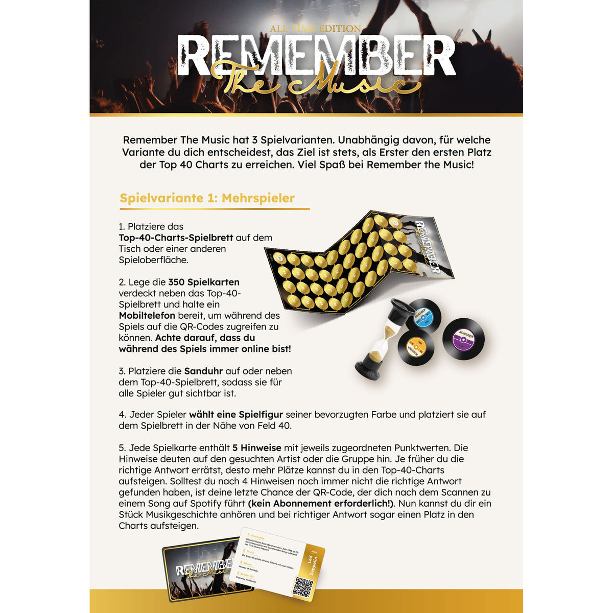 Produktbild Remember The Music Brädspel *tysk version*