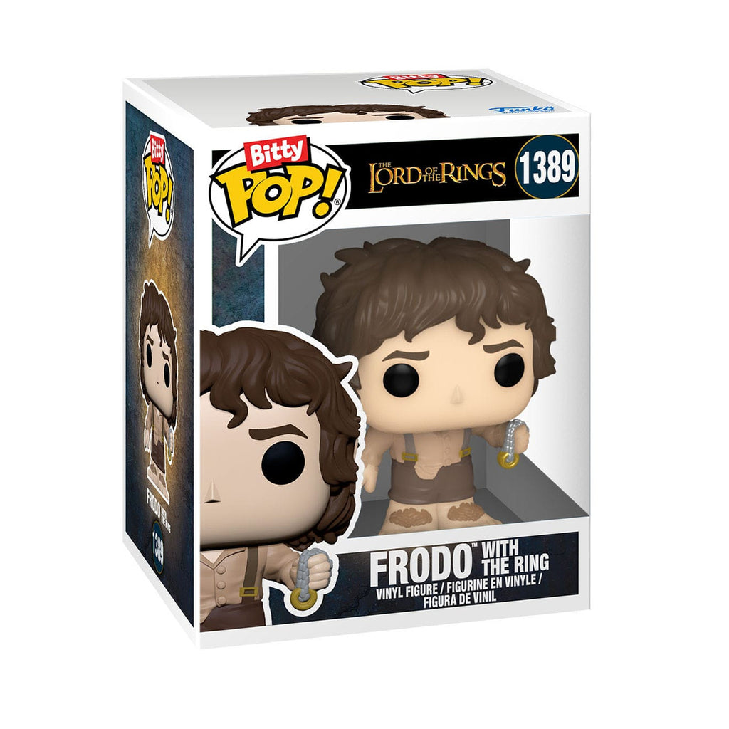 Produktbild Sagan om Ringen Bitty POP! Town Vinylfigur Frodo i Fylke