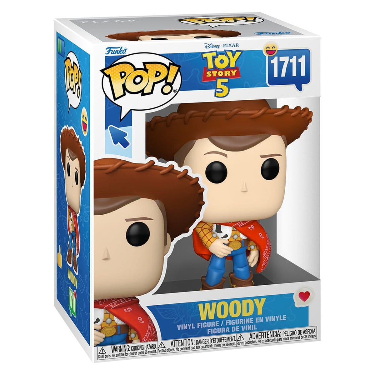 Produktbild Toy Story 5 POP! Disney vinylfigur Woody 9 cm