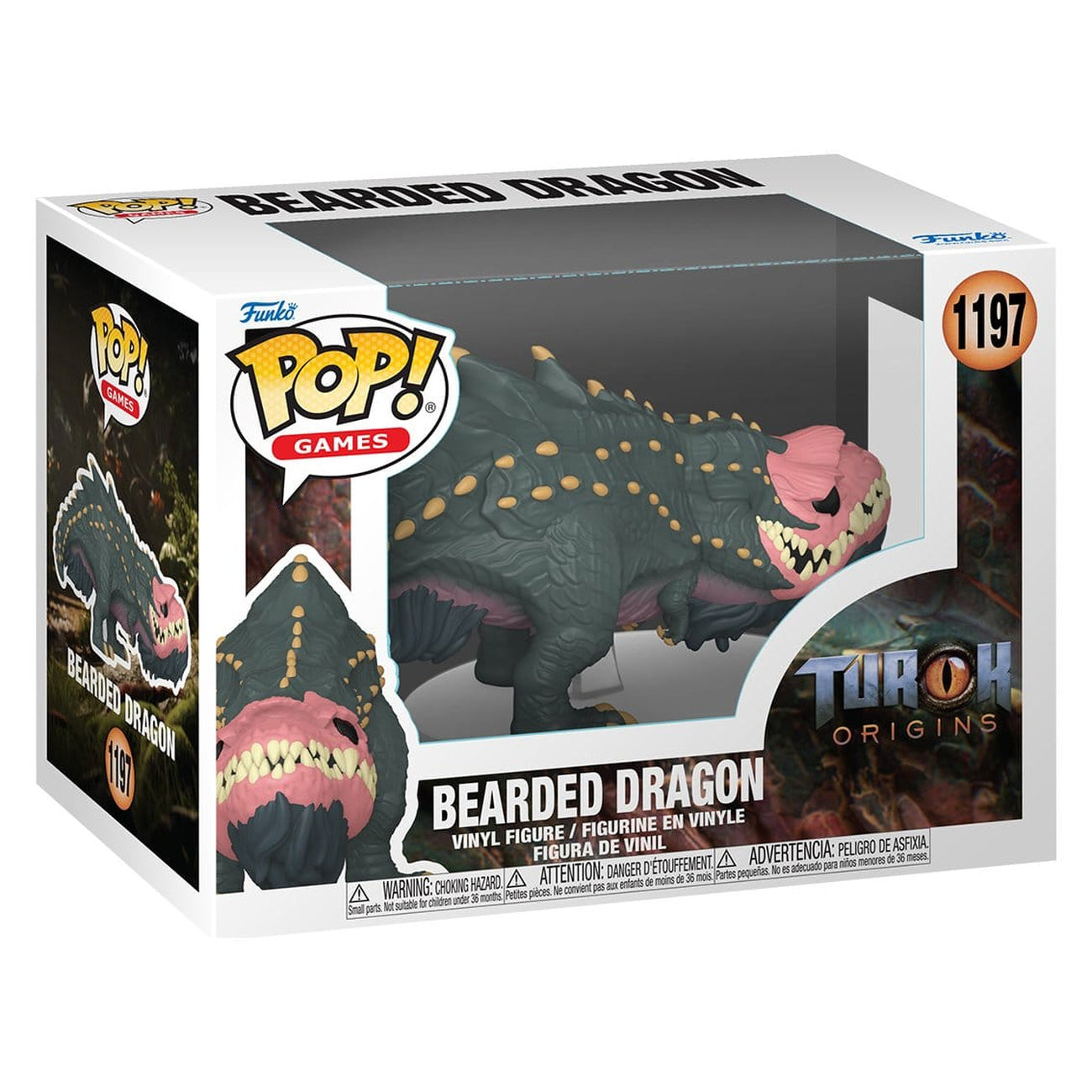 Produktbild Turok POP! Games Vinylfigur Bearded Dragon 9 cm