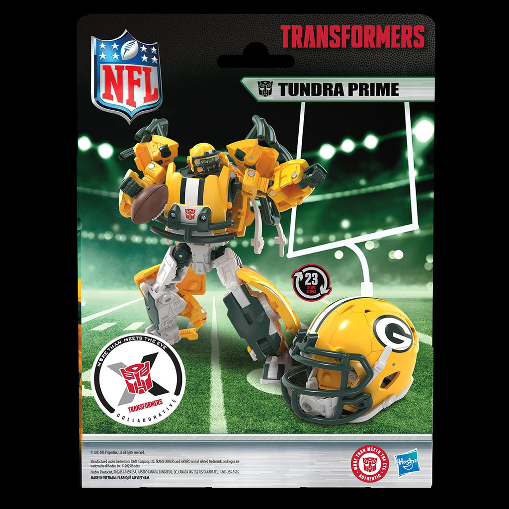 Produktbild Transformers x NFL Actionfigur Green Bay Packers: Tundra